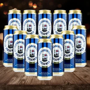 Flensburger Pilsener German Pils 500ml Cans (MultiPack) – 4.8% ABV