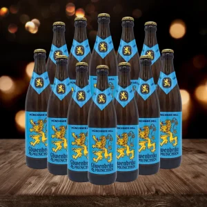 Löwenbräu Original German Helles Lager 500ml Bottles – 5.2% ABV (Multipack)