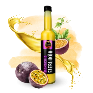 Passion fruit eggnog