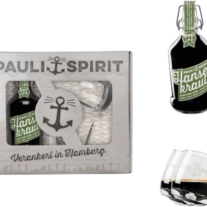 Geschenkset Hansekraut Kräuterlikör mit 2 Tumblern